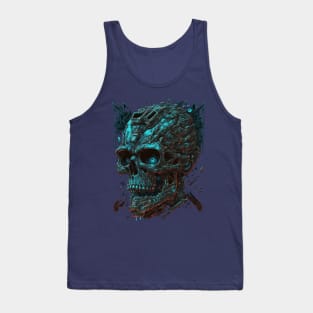 Sci- Fi Skull Tank Top